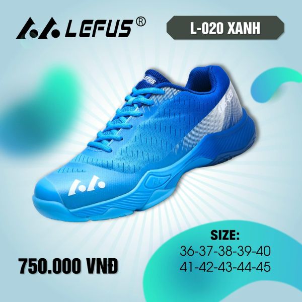 Giày cầu lông Lefus L020 xanh