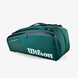 Túi Đựng Vợt Tennis Wilson Blade V10 Super Tour 9 Pack Racket Bag Green